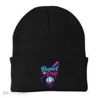 Baseball Drip Home Plate Sports Respect The Drip Beanie thumb 0