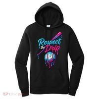 Baseball Drip Home Plate Sports Respect The Drip Women's Hoodie thumb 0