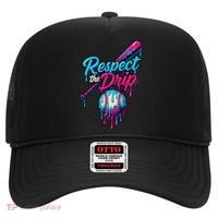 Baseball Drip Home Plate Sports Respect The Drip Hat thumb 0