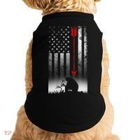 Bow Deer Hunting American Flag For Bow Hunting Doggie Tank thumb 0