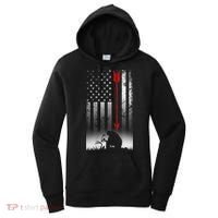 Bow Deer Hunting American Flag For Bow Hunting Women's Hoodie thumb 0