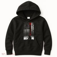Bow Deer Hunting American Flag For Bow Hunting Kids Hoodie thumb 0