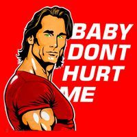 Baby Dont Hurt Me Funny Meme Santa Hat thumb 1