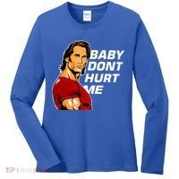 Baby Dont Hurt Me Funny Meme Women's Long Sleeve Shirt thumb 0