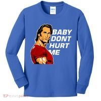 Baby Dont Hurt Me Funny Meme Kids Long Sleeve Shirt thumb 0