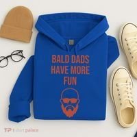 Bald Dads Have More Fun Dad Balding Funny Fathers Day Gym Gift Hoodie thumb 4