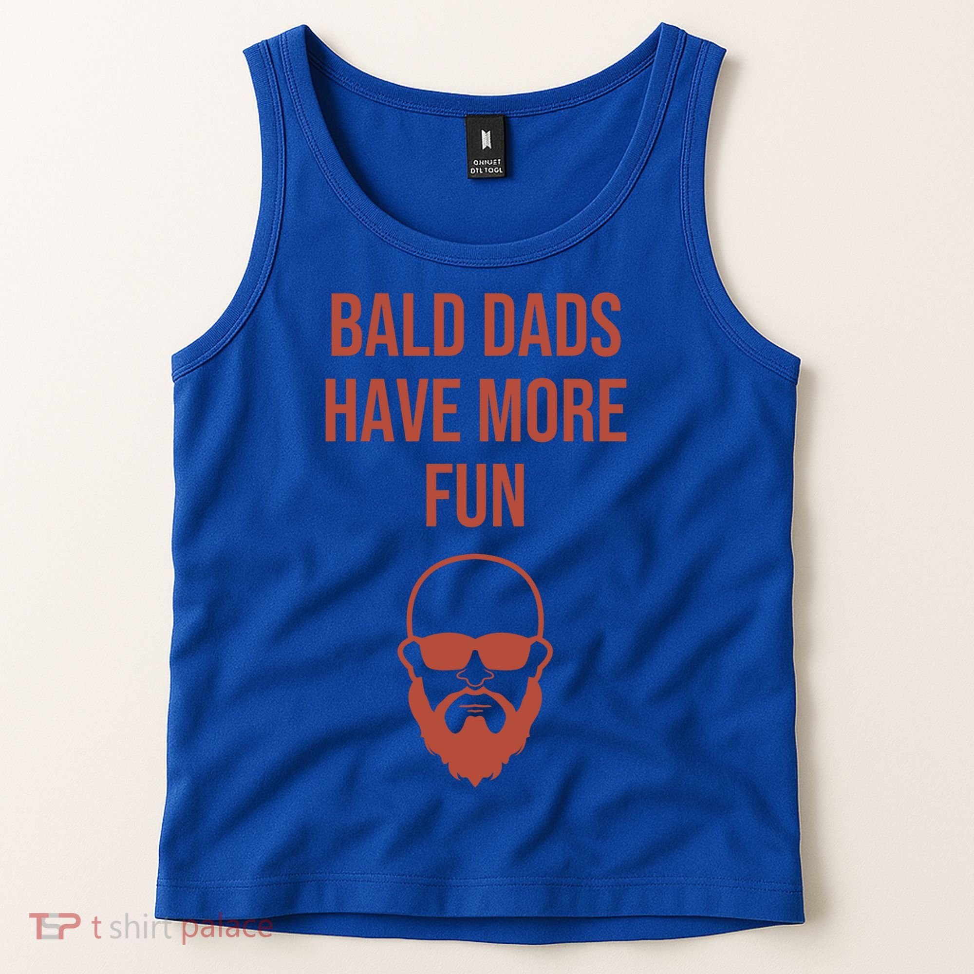 Bald Dads Have More Fun Dad Balding Funny Fathers Day Gym Gift Tank Top