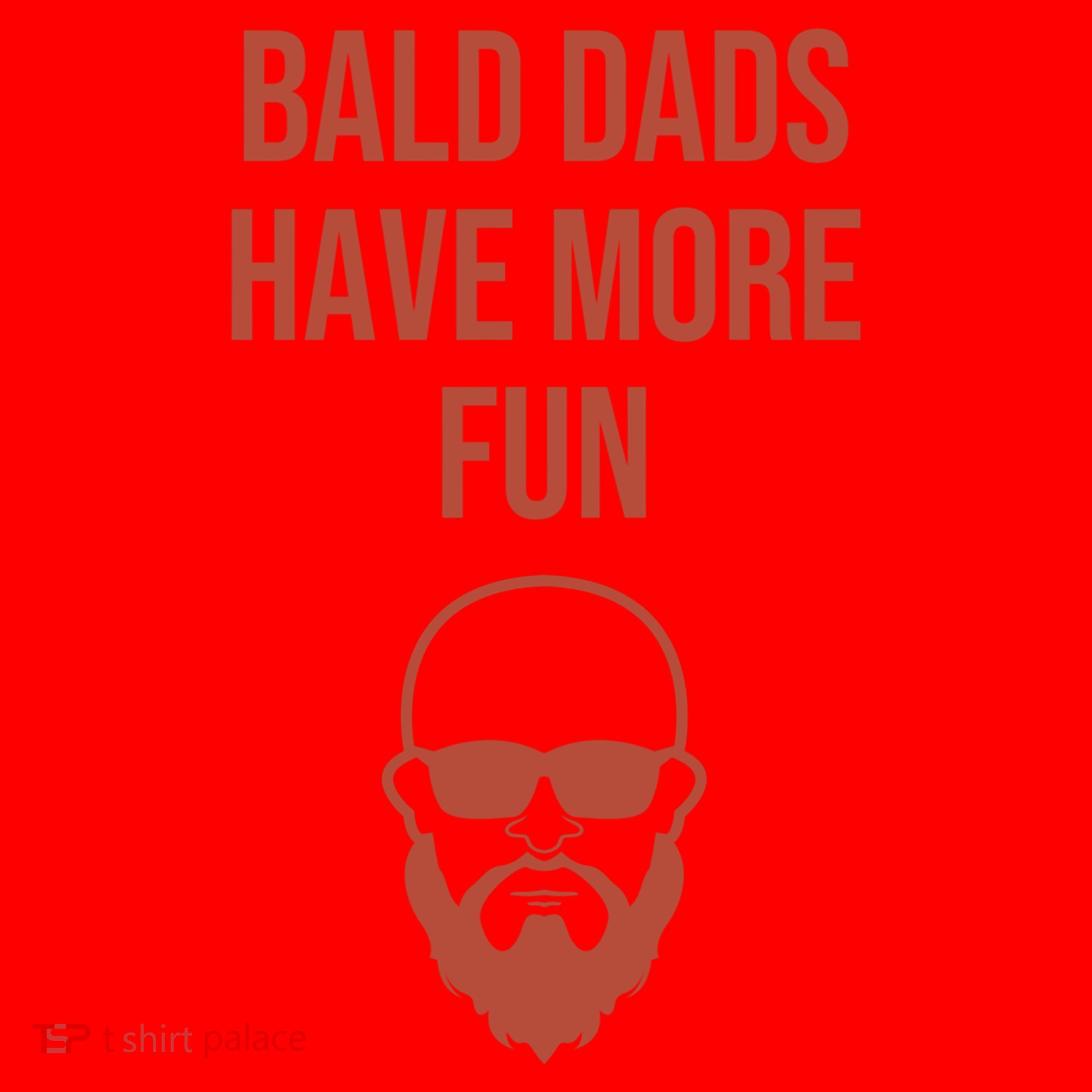 Bald Dads Have More Fun Dad Balding Funny Fathers Day Gym Gift Santa Hat