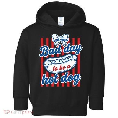 Bad Day Hot Dog Toddler Hoodie
