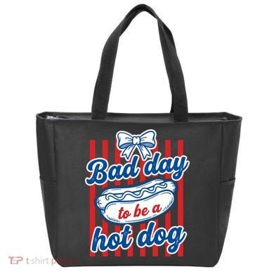 Bad Day Hot Dog Tote Bag