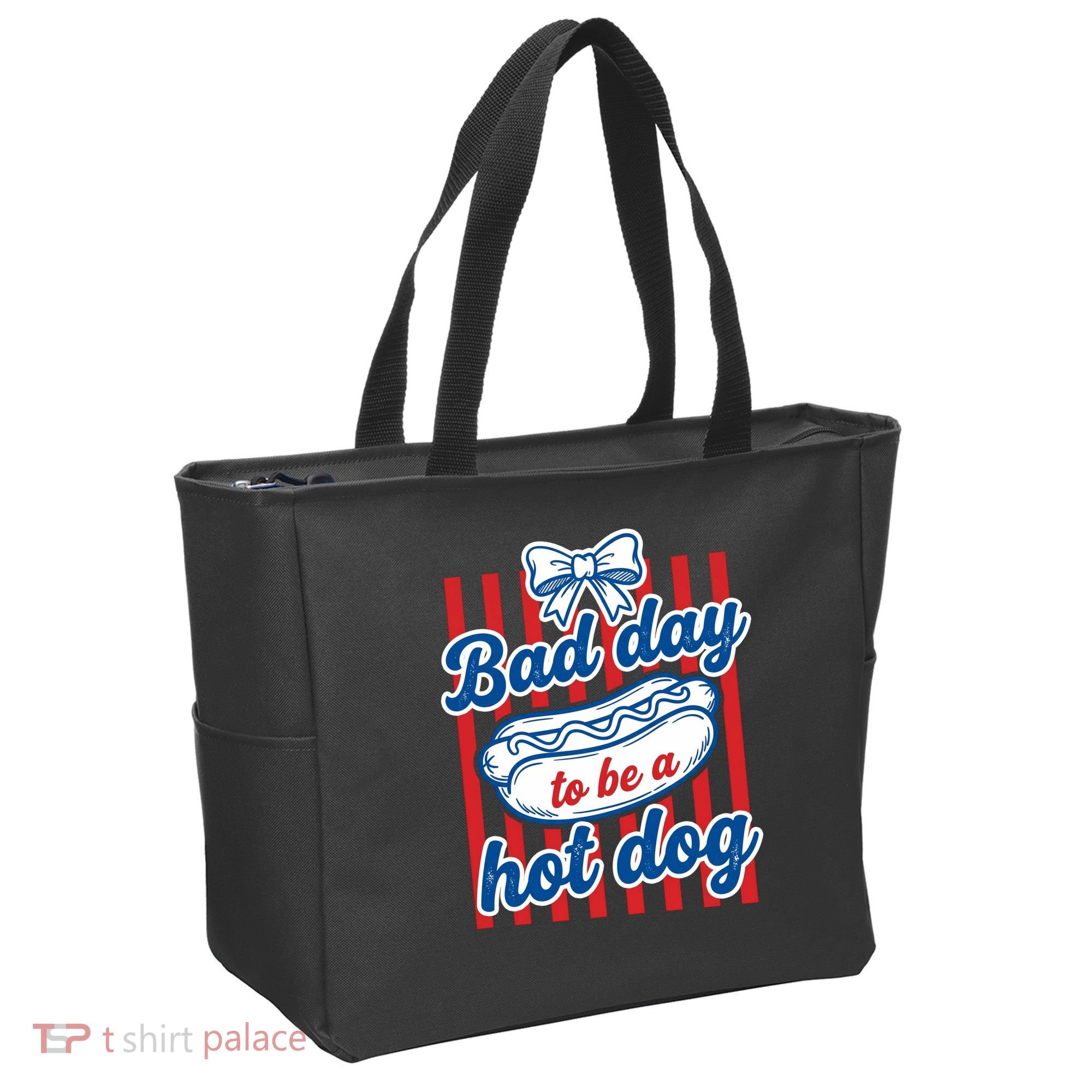 Bad Day Hot Dog Tote Bag