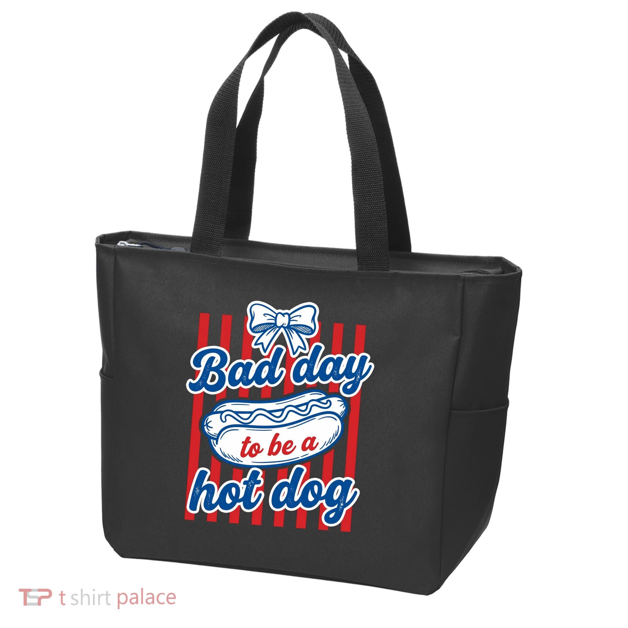 Bad Day Hot Dog Tote Bag