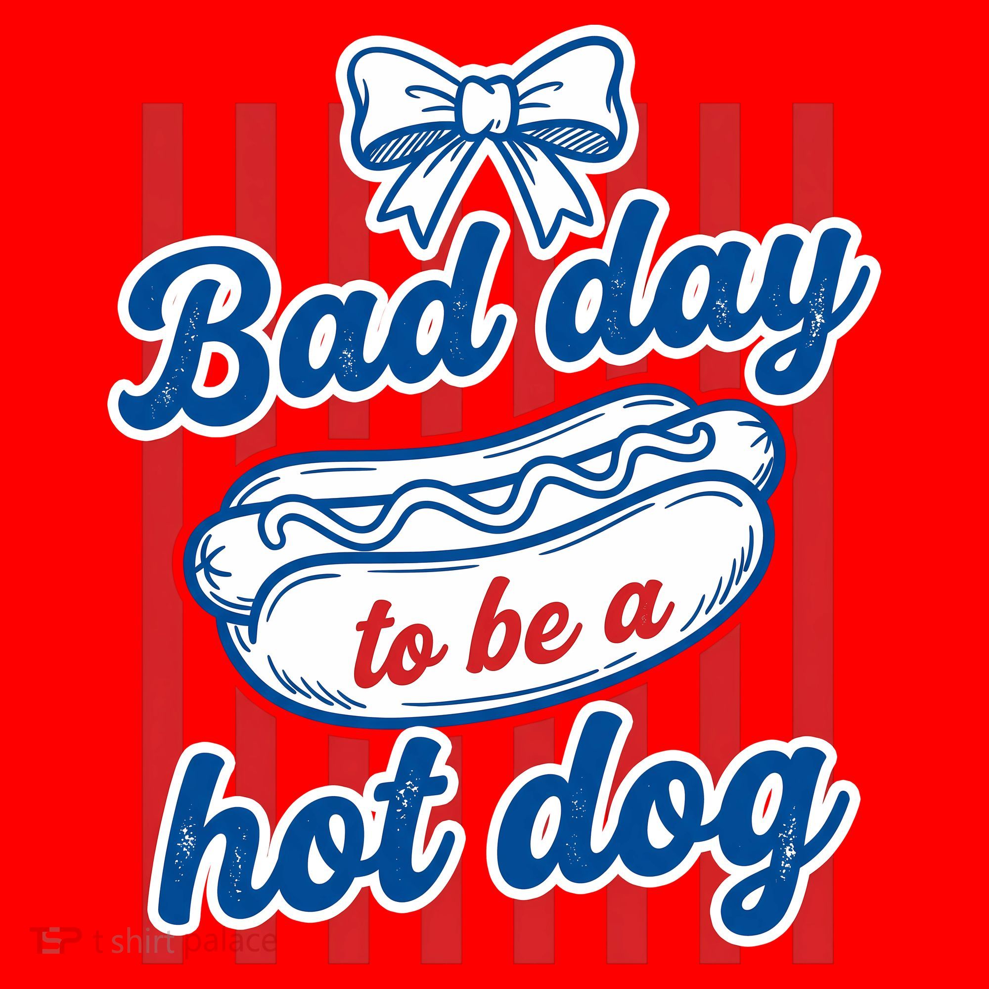 Bad Day Hot Dog Santa Hat