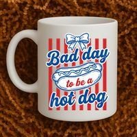 Bad Day Hot Dog Coffee Mug thumb 2