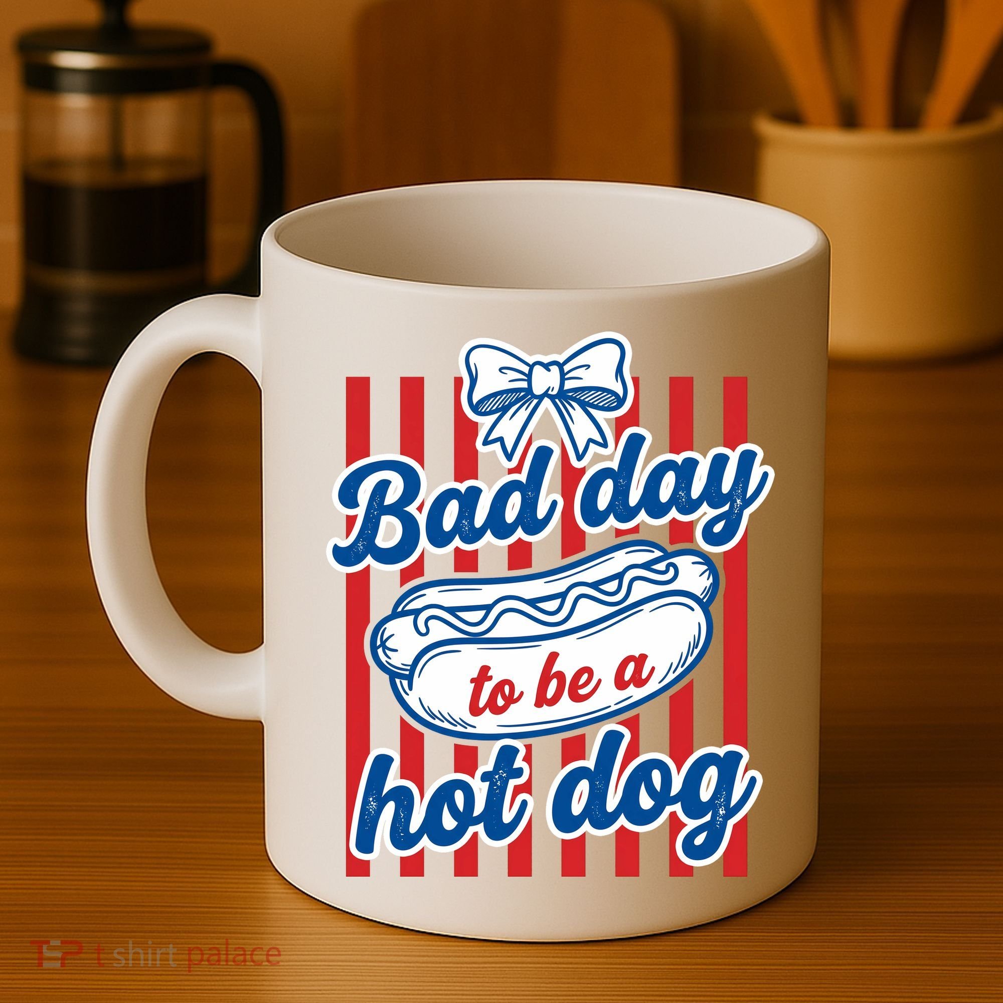 Bad Day Hot Dog Coffee Mug