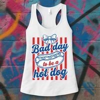 Bad Day Hot Dog Women's Tank Top thumb 3