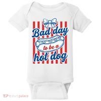 Bad Day Hot Dog Baby Bodysuit thumb 0