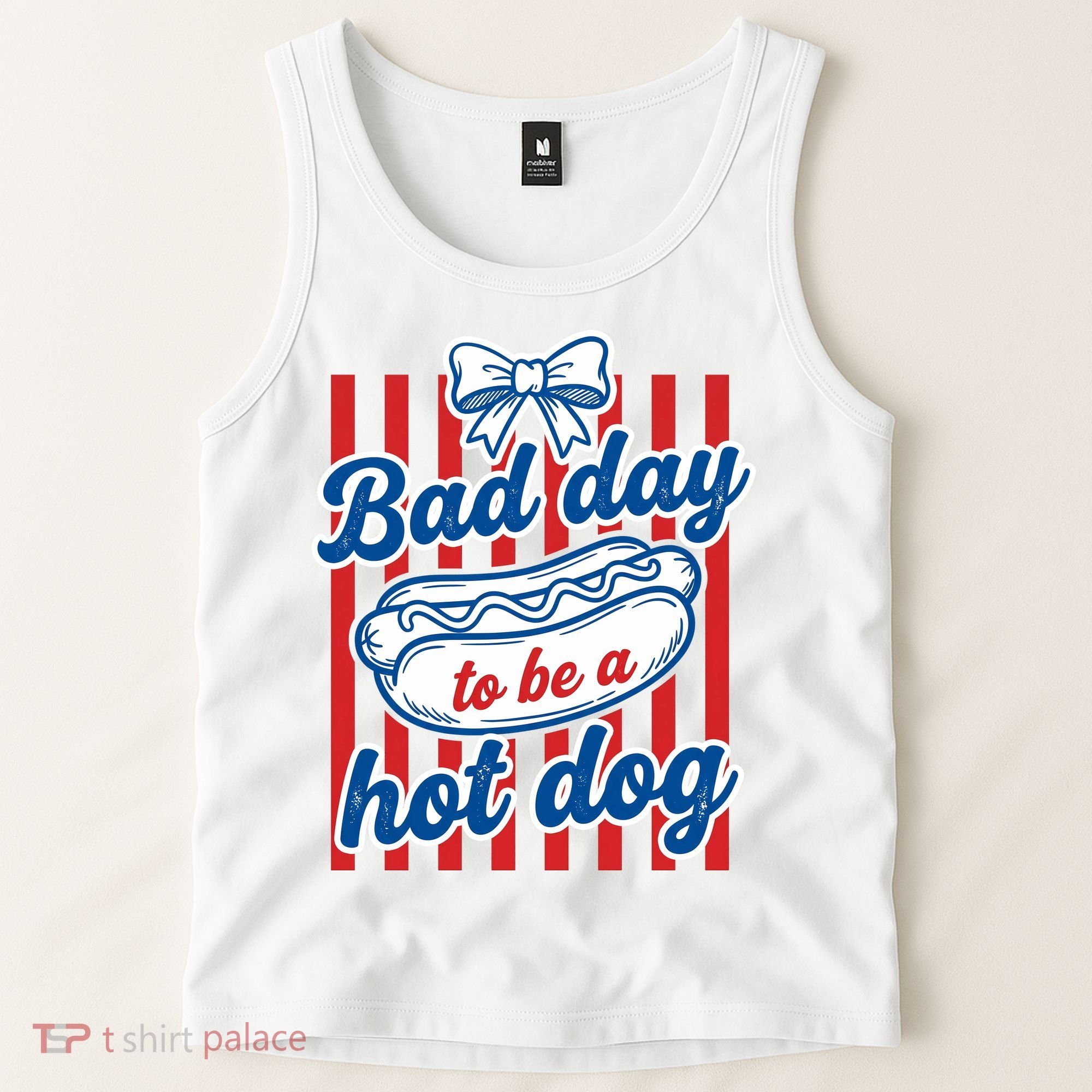 Bad Day Hot Dog Tank Top