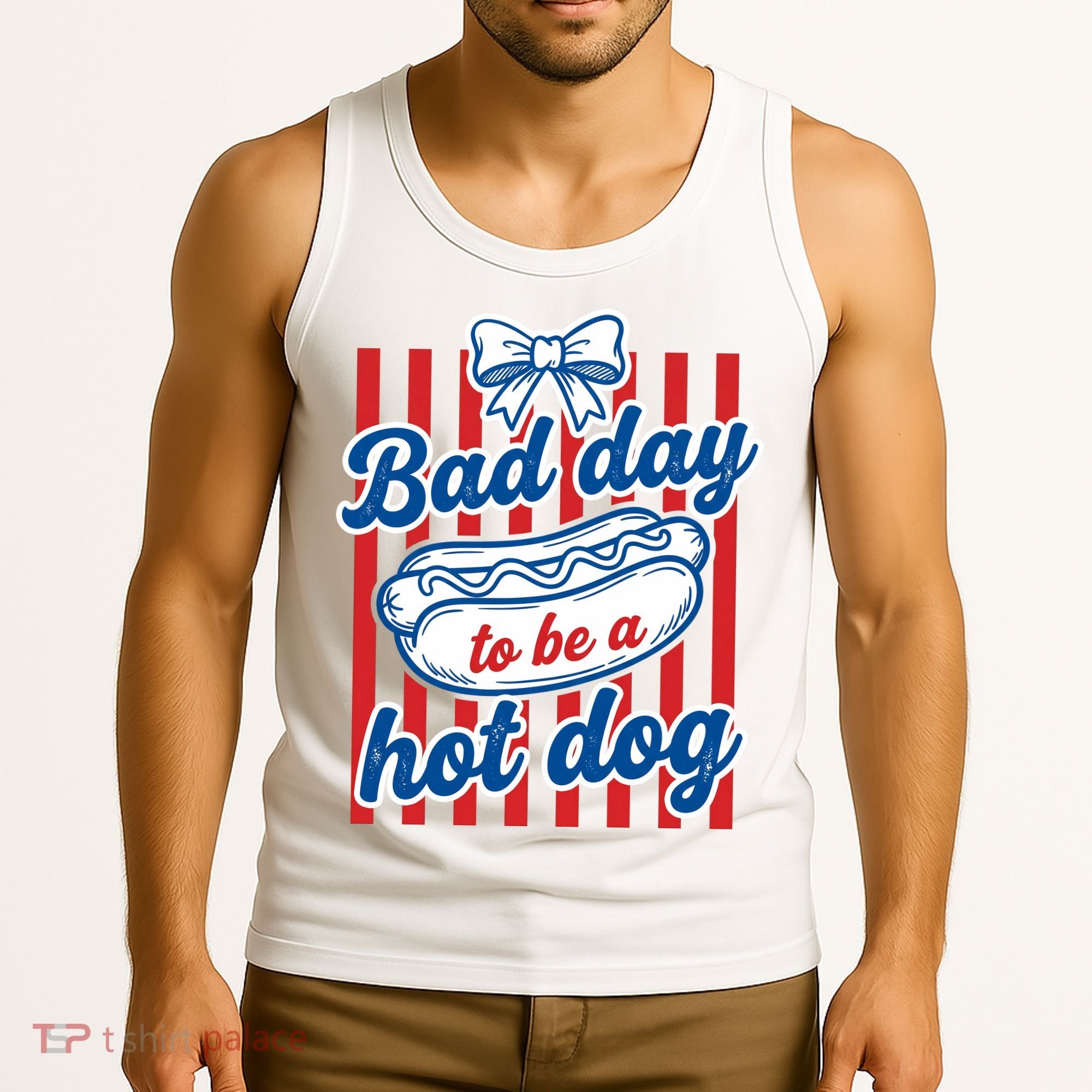 Bad Day Hot Dog Tank Top