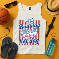 Bad Day Hot Dog Tank Top thumb 4