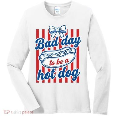 Bad Day Hot Dog Women's Long Sleeve Shirt