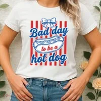Bad Day Hot Dog Women's T-Shirt thumb 2