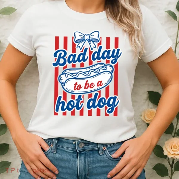 Bad Day Hot Dog Women's T-Shirt