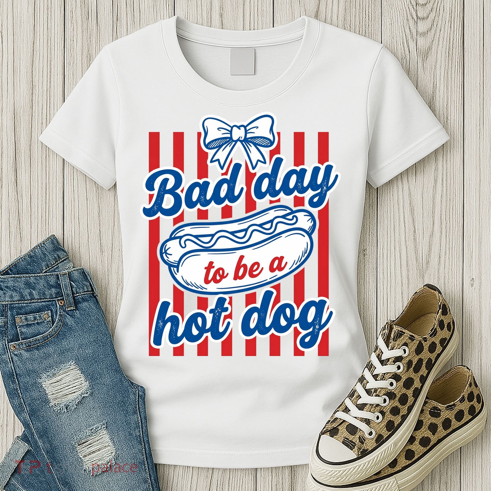 Bad Day Hot Dog Women's T-Shirt