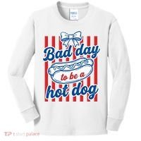 Bad Day Hot Dog Kids Long Sleeve Shirt thumb 0