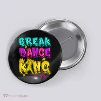 Break Dance Hip Hop B Boy Breakdancing Button thumb 0