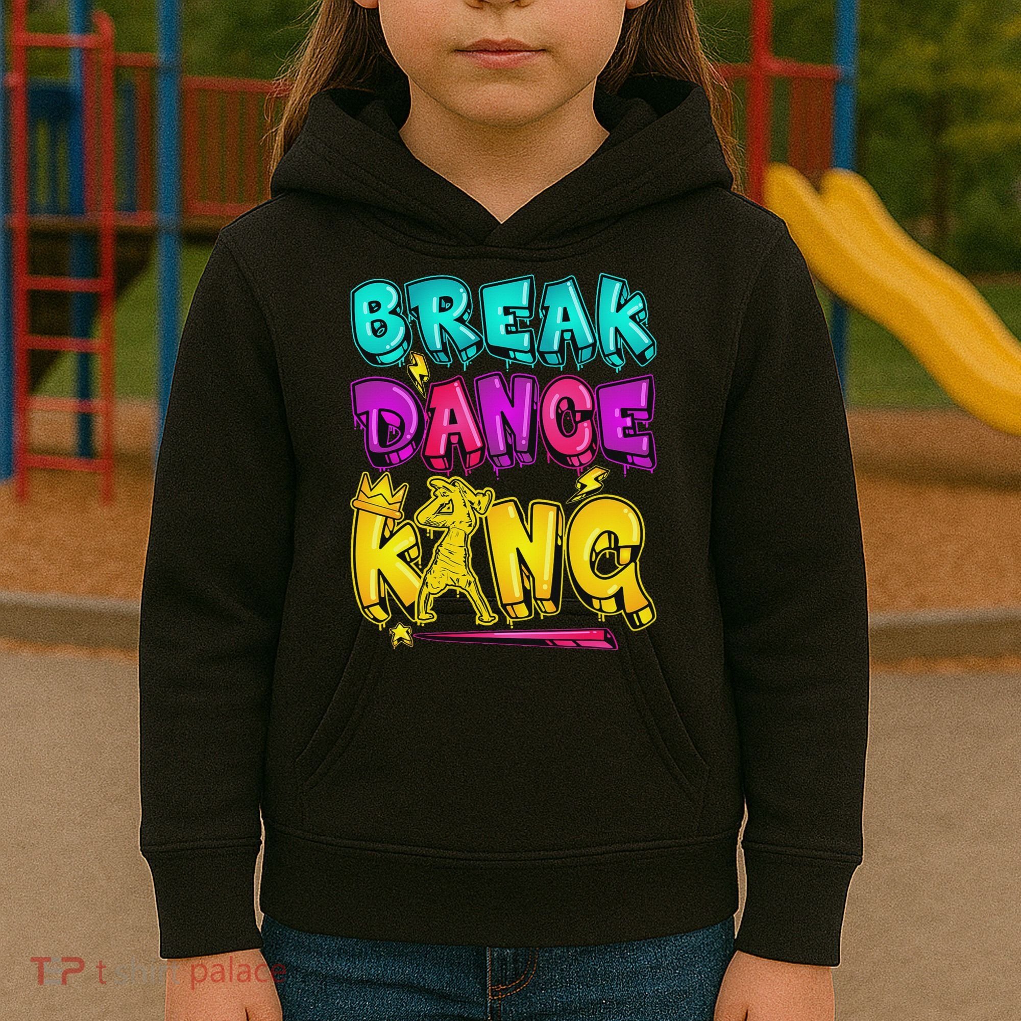 Break Dance Hip Hop B Boy Breakdancing Kids Hoodie