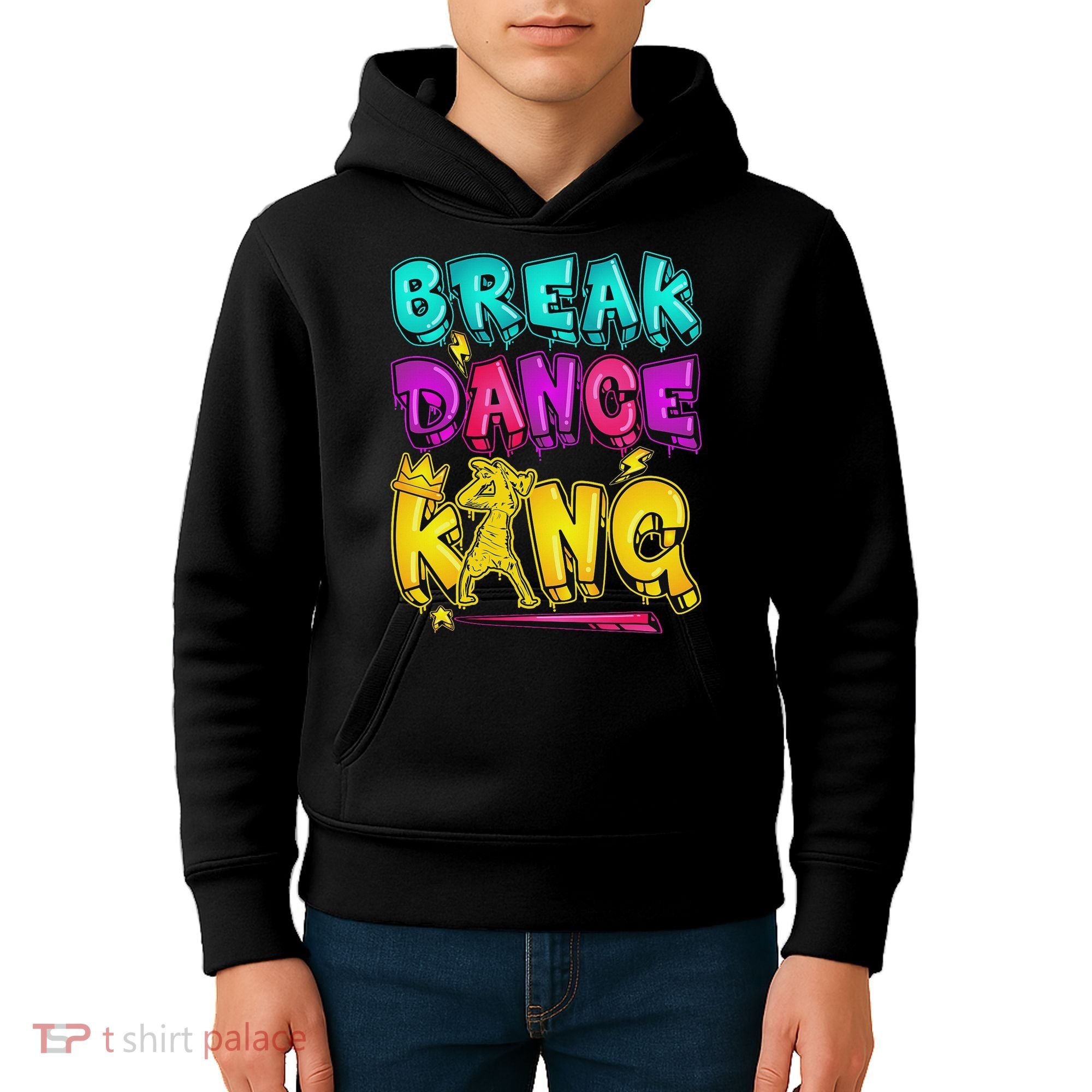 Break Dance Hip Hop B Boy Breakdancing Kids Hoodie