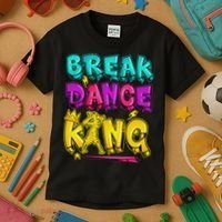 Break Dance Hip Hop B Boy Breakdancing Kids T-Shirt thumb 3