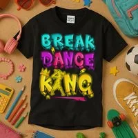 Break Dance Hip Hop B Boy Breakdancing Kids T-Shirt thumb 3