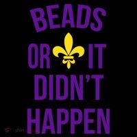 Beads Or It DidnT Happen Mardi Gras Toddler Hoodie thumb 2