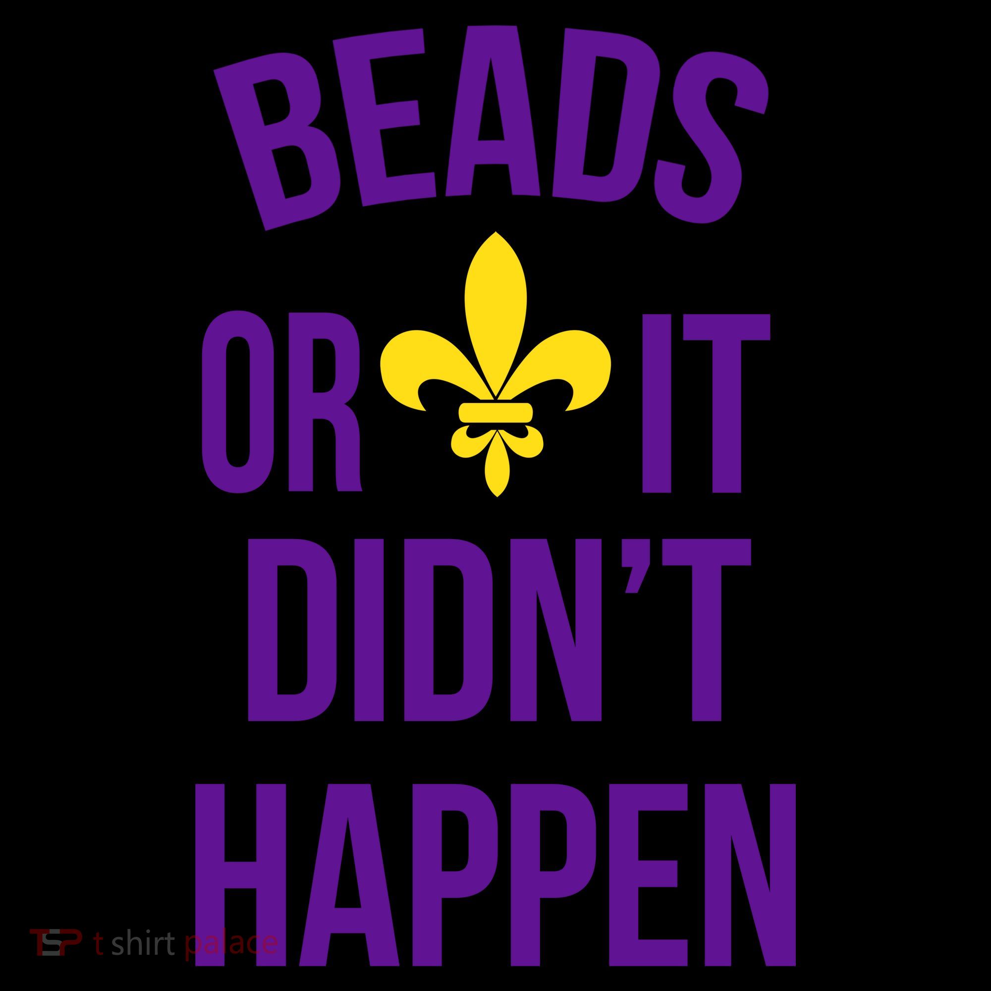 Beads Or It DidnT Happen Mardi Gras Toddler Hoodie