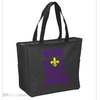 Beads Or It DidnT Happen Mardi Gras Tote Bag thumb 2