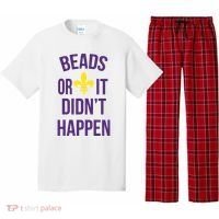 Beads Or It DidnT Happen Mardi Gras Pajama Set thumb 0