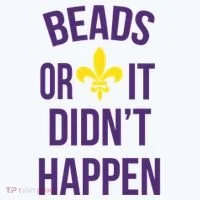Beads Or It DidnT Happen Mardi Gras Women's Hoodie thumb 2