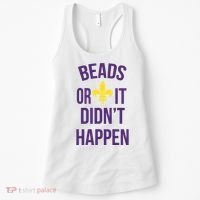 Beads Or It DidnT Happen Mardi Gras Women's Tank Top thumb 0