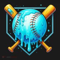 Baseball Drip Home Plate Ice Cream Apron thumb 3