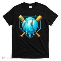 Baseball Drip Home Plate Ice Cream T-Shirt thumb 0