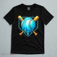Baseball Drip Home Plate Ice Cream T-Shirt thumb 5