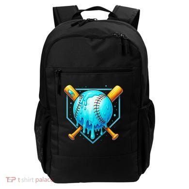 Baseball Drip Home Plate Ice Cream Backpack