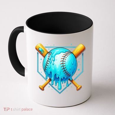 Baseball Drip Home Plate Ice Cream Coffee Mug
