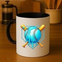 Baseball Drip Home Plate Ice Cream Coffee Mug thumb 4