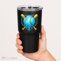 Baseball Drip Home Plate Ice Cream Tumbler thumb 2