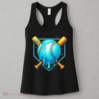 Baseball Drip Home Plate Ice Cream Women's Tank Top thumb 3