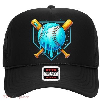 Baseball Drip Home Plate Ice Cream Hat