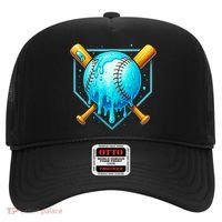 Baseball Drip Home Plate Ice Cream Hat thumb 0